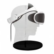 PSVR用のクリアVRスタンドが10月中旬に発売 アクリル素材で高級感を演出…お店のように美しくディスプレイ!