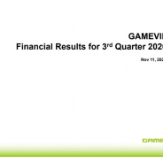Gamevil、第3四半期は営業益55億4500万ウォン(5億2300万円)と黒字転換…『Baseball Superstars 2020』中心に野球ゲームが好調