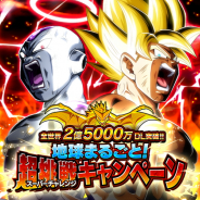 バンナム、『ドラゴンボールZ ドッカンバトル』で全世界2.5億ダウンロード突破を記念した「地球まるごと!超挑戦キャンペーン」を開催