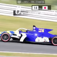 ポノス『にゃんこ大戦争』がスーパーフォーミュラ「ROOKIE Racing」のスポンサーに カラーリングデザインにも参加 大嶋和也選手が配信で明かす