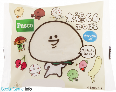 Sme 和菓子キャラ 大福くん の商品展開を発表 むしぱんと大福もちが6月から順次発売予定 アミューズメント施設にぬいぐるみが登場 Social Game Info