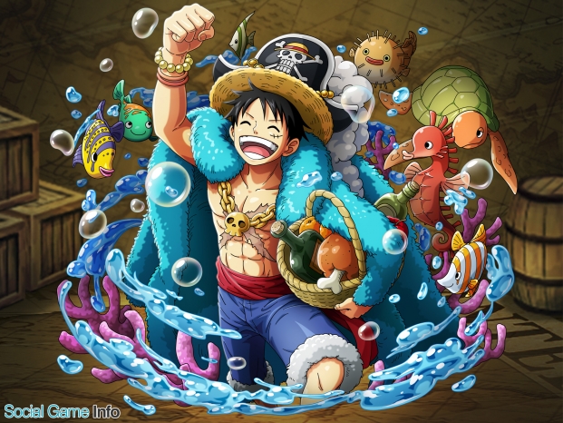 バンナム One Piece トレジャークルーズ でone Piece周年記念フェスを明日開催 特別衣装の ルフィ ウソップ フランキー ロビン が一足早く登場 Social Game Info