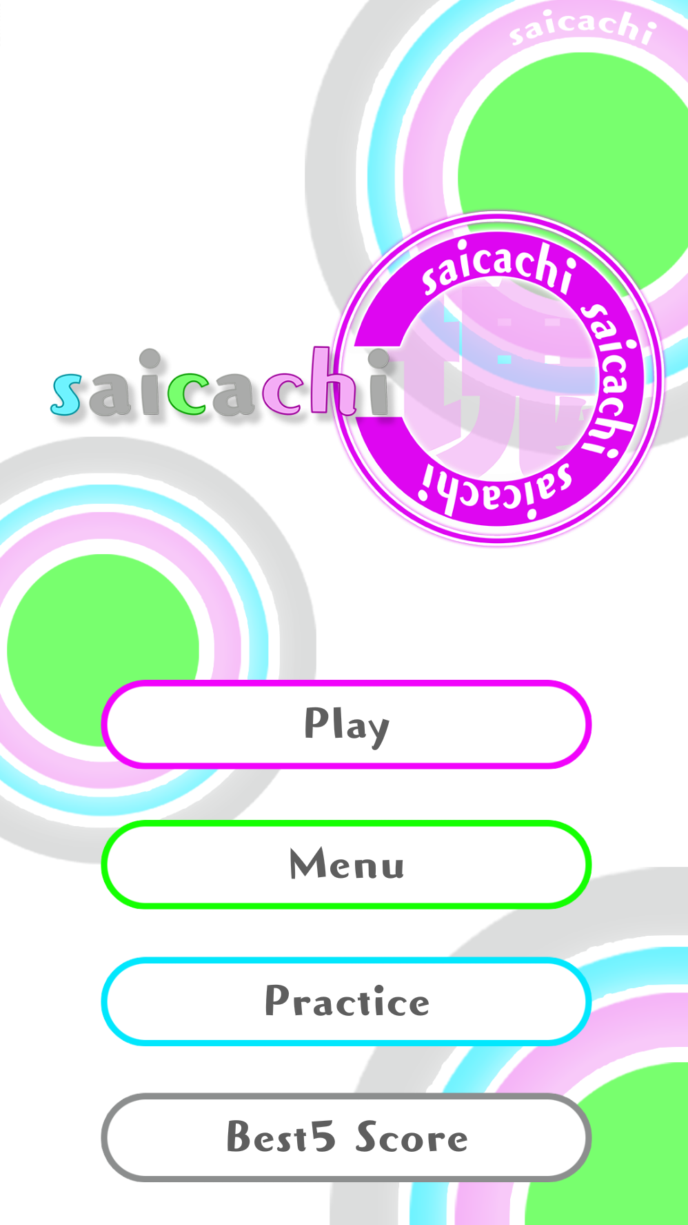サンダーボルト 新感覚パズルゲームアプリ Saicachi を配信開始 数字が描かれた同色の塊同士をくっつけて大きな数字の塊を作ろう Social Game Info