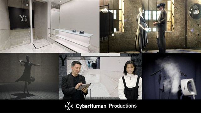 CyberHuman Productions、ファッションブランドY'sの店舗とアトリエを舞台にしたバーチャルアートプロジェクトを担当