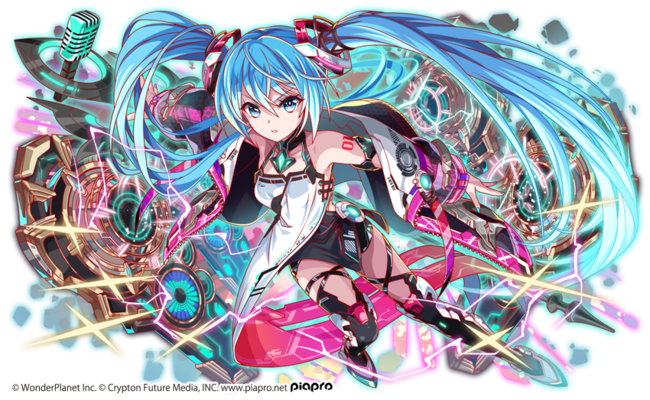 ワンダープラネット クラッシュフィーバー で 初音ミク コラボ第6弾を29日より開催 Social Game Info