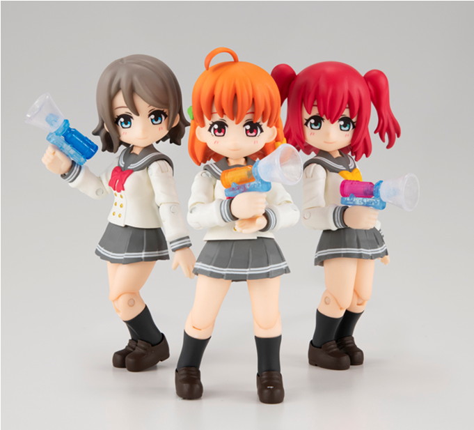 バンダイ 水鉄砲で戦うフィギュアシリーズ アクアシューターズ に ラブライブ サンシャイン Aqoursメンバーのフィギュアを発売決定 Social Game Info