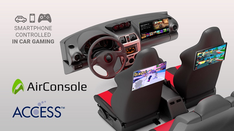 ACCESS、N-Dreamと協業しクラウドゲーミングPF「AirConsole」を自動車向けに提供車載アプリでマルチプレイゲームが可能に