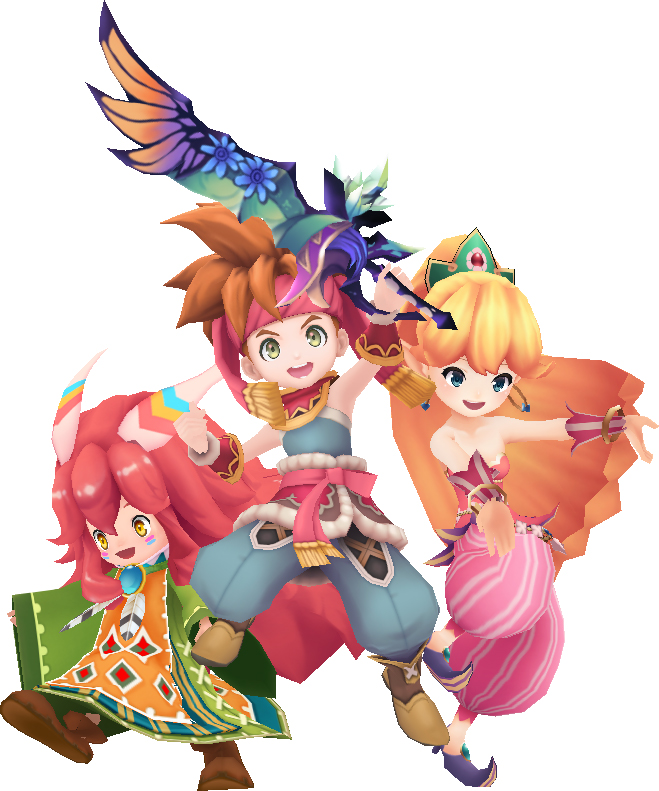 スクエニ 聖剣伝説rise Of Mana 聖剣伝説2 とのコラボキャンペーンを開催 懐かしのキャラ ランディ プリム ポポイ が登場 Social Game Info