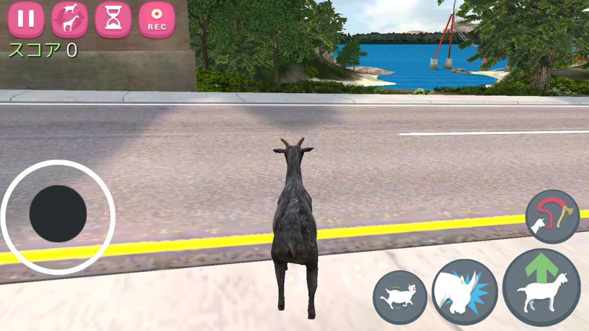 レビュー え 出したの スマフォ版 Goat Simulator ヤギ大暴れ 何でもありな得点方式 のどかなbgmが素敵なお馬鹿ヤギシミュレーター Social Game Info