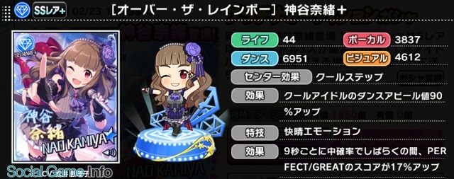 バンナム アイドルマスターシンデレラガールズ スターライトステージ で神谷奈緒 Cv 松井恵理子さん ら3人の新アイドルをpオーディションに追加 Social Game Info