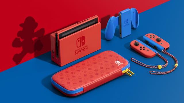 任天堂、「Nintendo Switch マリオレッド×ブルーセット」を2月12日に発売！　1月25日より予約開始