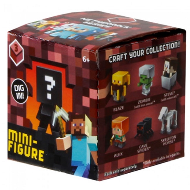 日本トイザらス Minecraft のフィギュア マインクラフト コレクタブル ミニフィギュア ミステリーパック を国内先行販売 Social Game Info