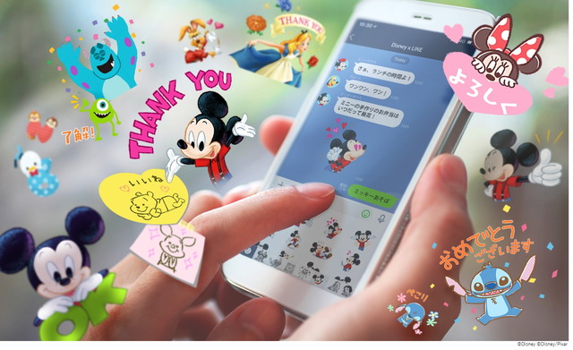 Lineとディズニー 月額サービス Disney X Line の提供開始 限定lineスタンプや着せ替えがもらえる Line上でミッキーと友だちに Social Game Info