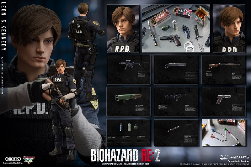 カプコン バイオハザード Re 2 よりレオンの1 6コレクティブルアクションフィギュアを発売 Social Game Info