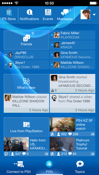 Sce 新作アプリ Playstation Messages を配信開始 フレンドのオンライン状態や手軽にメッセージを送付できるチャットアプリ Social Game Info