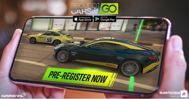 GAMEVIL、モバイルワンタッチレーシングゲーム『Project CARS GO』のグローバル事前登録を開始！