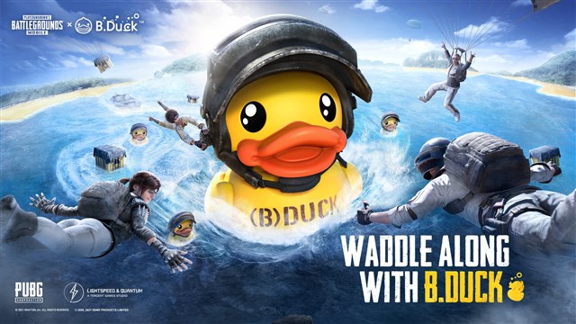 『PUBG MOBILE』で香港発の人気キャラクター「B.Duck」とのコラボが開始！