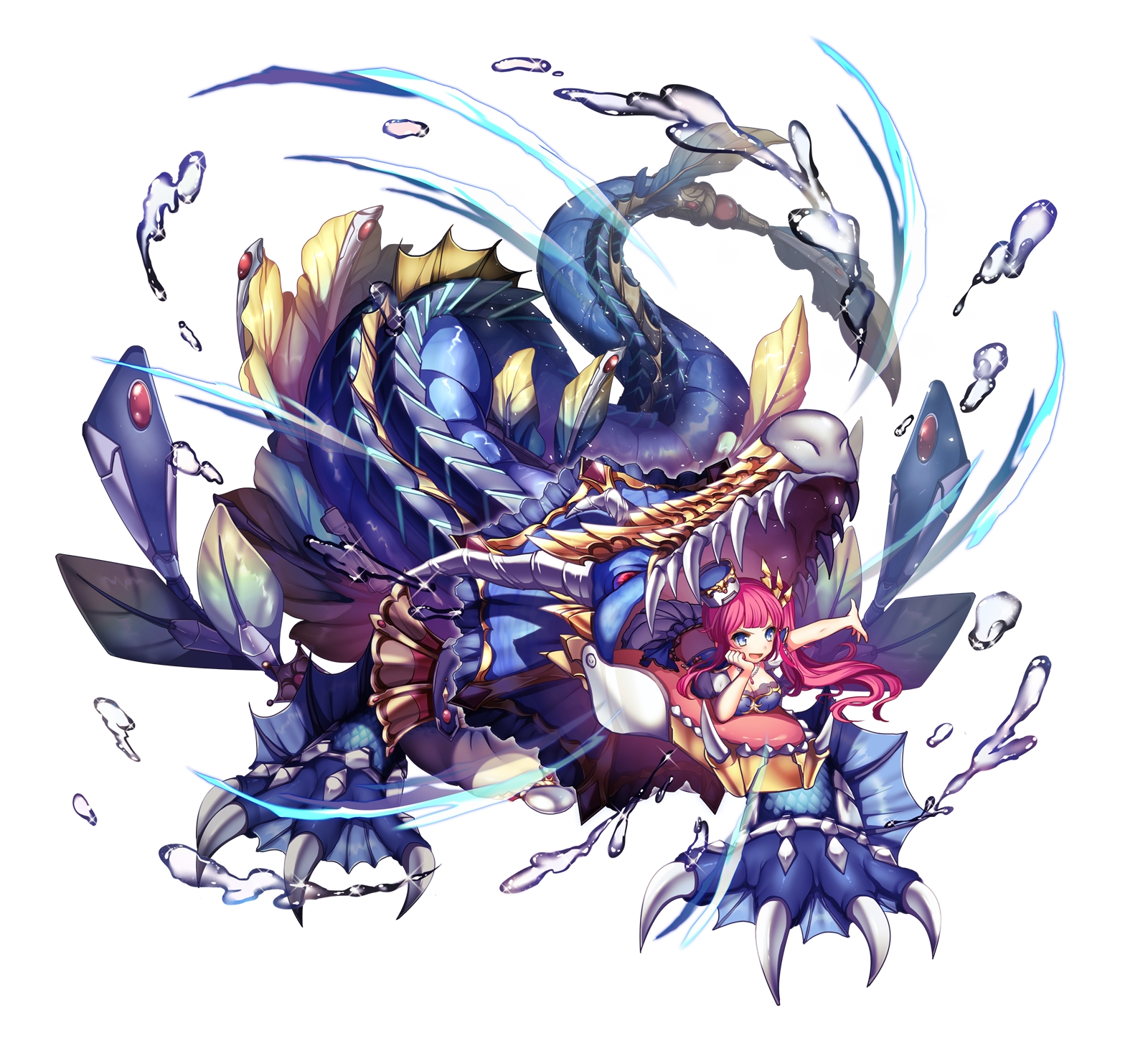 Dmmゲームズ 神姫project で水属性の幻獣やウェポンを入手できる降臨イベント ラハブ降臨戦 を開催 Social Game Info