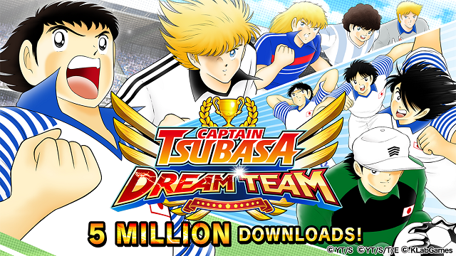 Klab キャプテン翼 たたかえドリームチーム の英語版 Captain Tsubasa Dream Team が500万dl突破 Social Game Info