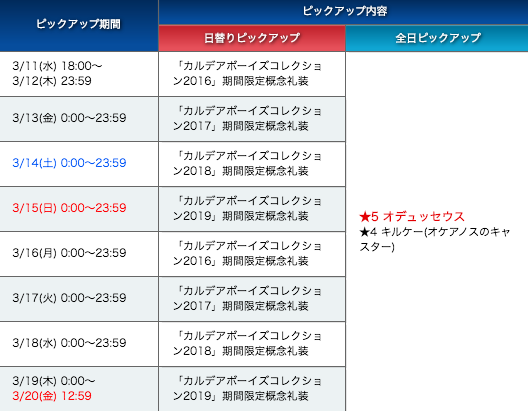 Fgo Project Fate Grand Order で カルデアボーイズコレクション16 19概念礼装ピックアップ召喚 日替り を開催 Social Game Info