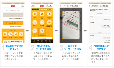 楽天銀行 アプリでコンビニ支払が可能な支払いサービスを開始 手元で簡単に振込が可能に Social Game Info