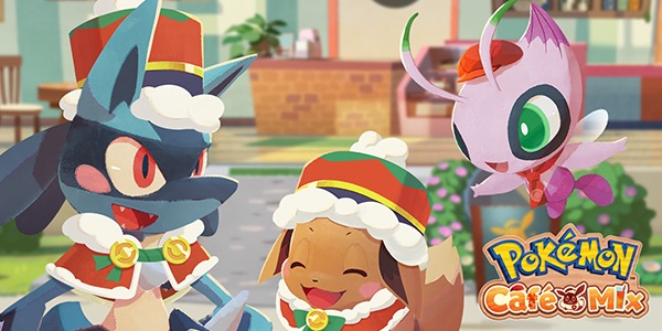 ポケモン Pokemon Cafe Mix でチームイベント クリスマス ルカリオ を開催 色違いのセレビィ登場 Social Game Info