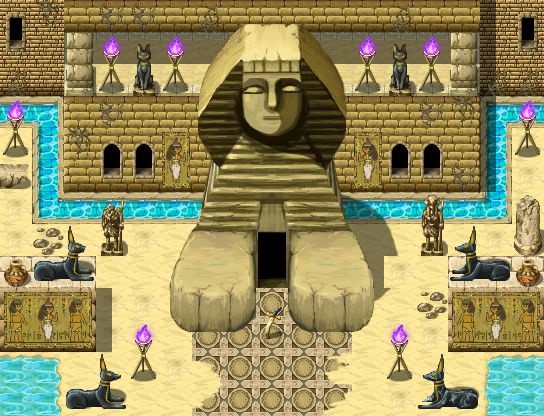 ふりーむ ゲーム アプリ開発に使える素材集の新作 スフィンクスの遺跡 を提供開始 エジプトの遺跡をイメージしたドット風マップ素材 セールも実施 Social Game Info