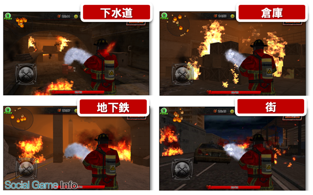 Summertimestudio Courage Of Fire のios版を配信開始 消防士をテーマにしたファイヤーサバイバルアクションゲーム Social Game Info