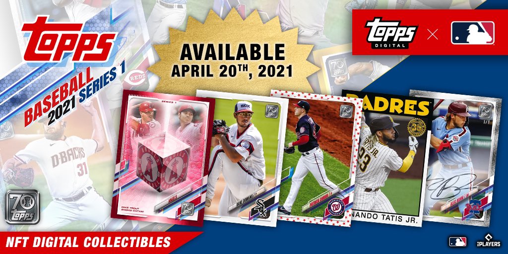 米トレーディングカード大手「Topps」、MLBカードでNFT参入　4月20日より発売