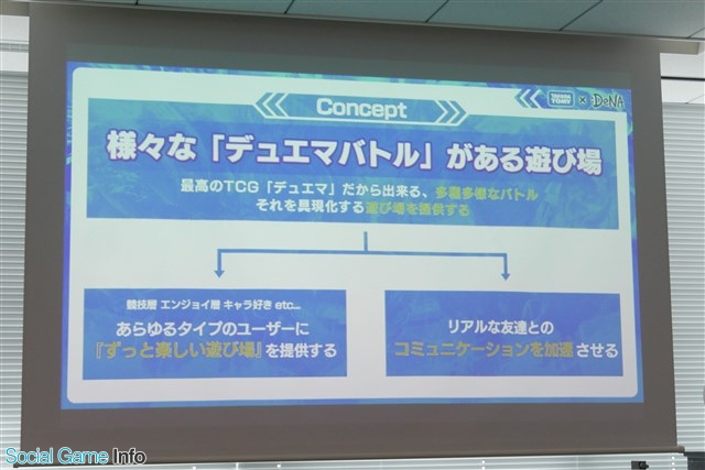 イベント タカラトミー Dena共同開発アプリ Play S 記者発表会をレポート デュエル マスターズ プレイス の全貌が明らかに Social Game Info