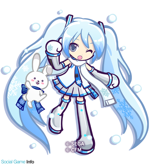 セガゲームス ぷよぷよ クエスト で Snow Miku とのコラボ