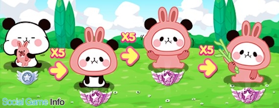 Line Line ポコパン がカミオジャパンの人気動物キャラ もちもちぱんだ とコラボ 限定オリジナル動物 ポコタぱん をプレゼント Social Game Info