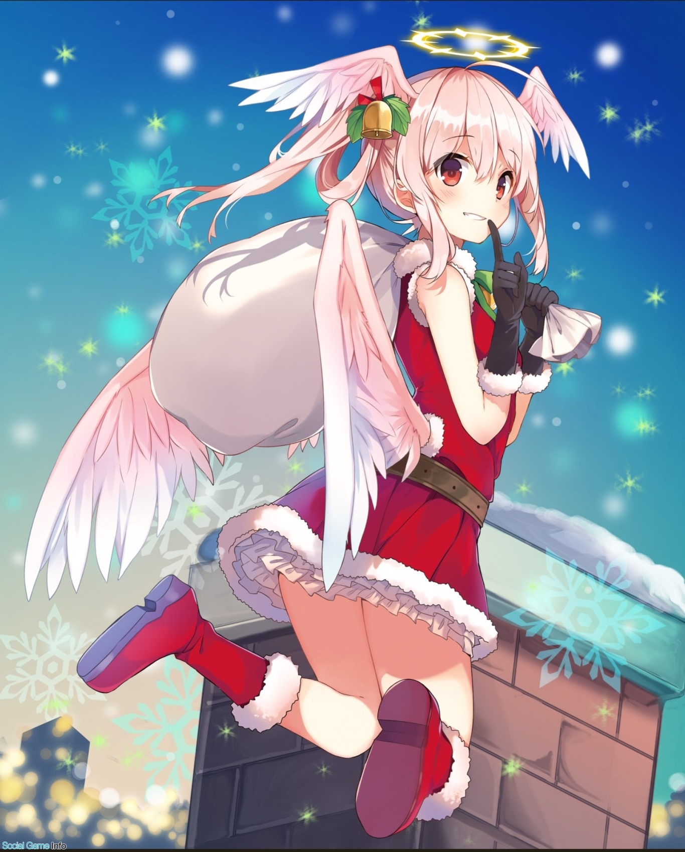 セガゲームス アンジュ ヴィエルジュ ガールズバトル でイベント 消えたサンタクロース Christmas Angel を開催 Social Game Info