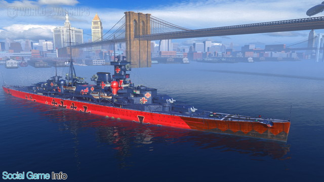 Wargaming World Of Warships アズールレーン コラボ第二弾としてコラボ迷彩を販売開始 Cleveland Enterprise Hoodなど5種 Social Game Info