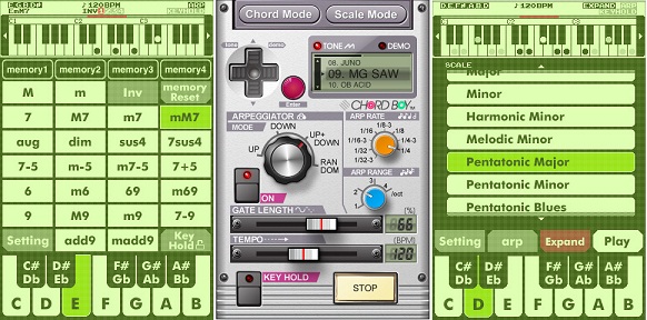 ポッケ Iphone向けキーボードコード スケール辞典アプリ Chord Boy の提供開始 Social Game Info